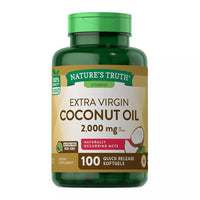 Natures Truth Coconut Oil Softgels, 100 Ea