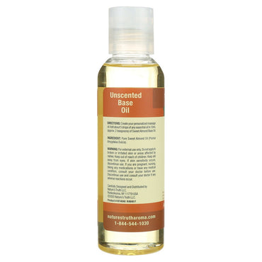 Natures Truth Aromatherapy Pure Sweet Almond For Skin Care, 4 oz