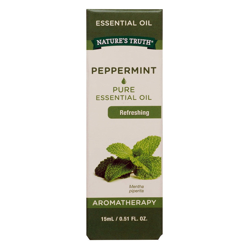 Natures Truth Aromatherapy 100% Pure Essential Oil, Peppermint, 0.51 oz