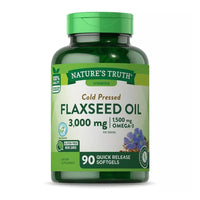 Natures Truth Flaxseed Oil Softgels, 90 Ea
