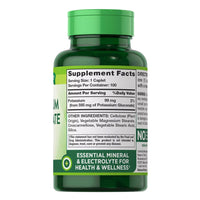 Natures Truth Potassium Gluconate 595 Mg Capsules, 100 Ea