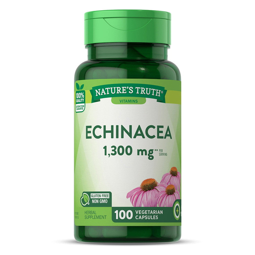 Natures Truth Natural Whole Herb Echinacea 400 mg Tablets, 100 Ea