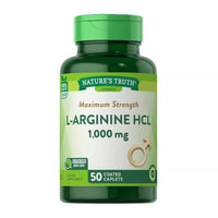 Natures Truth Maximum Strength L Arginine HCL 1000 Mg Capsules, 50 Ea
