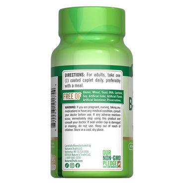 Natures Truth B-Complex Plus Vitamin C Time Released Capltes, 100 ea