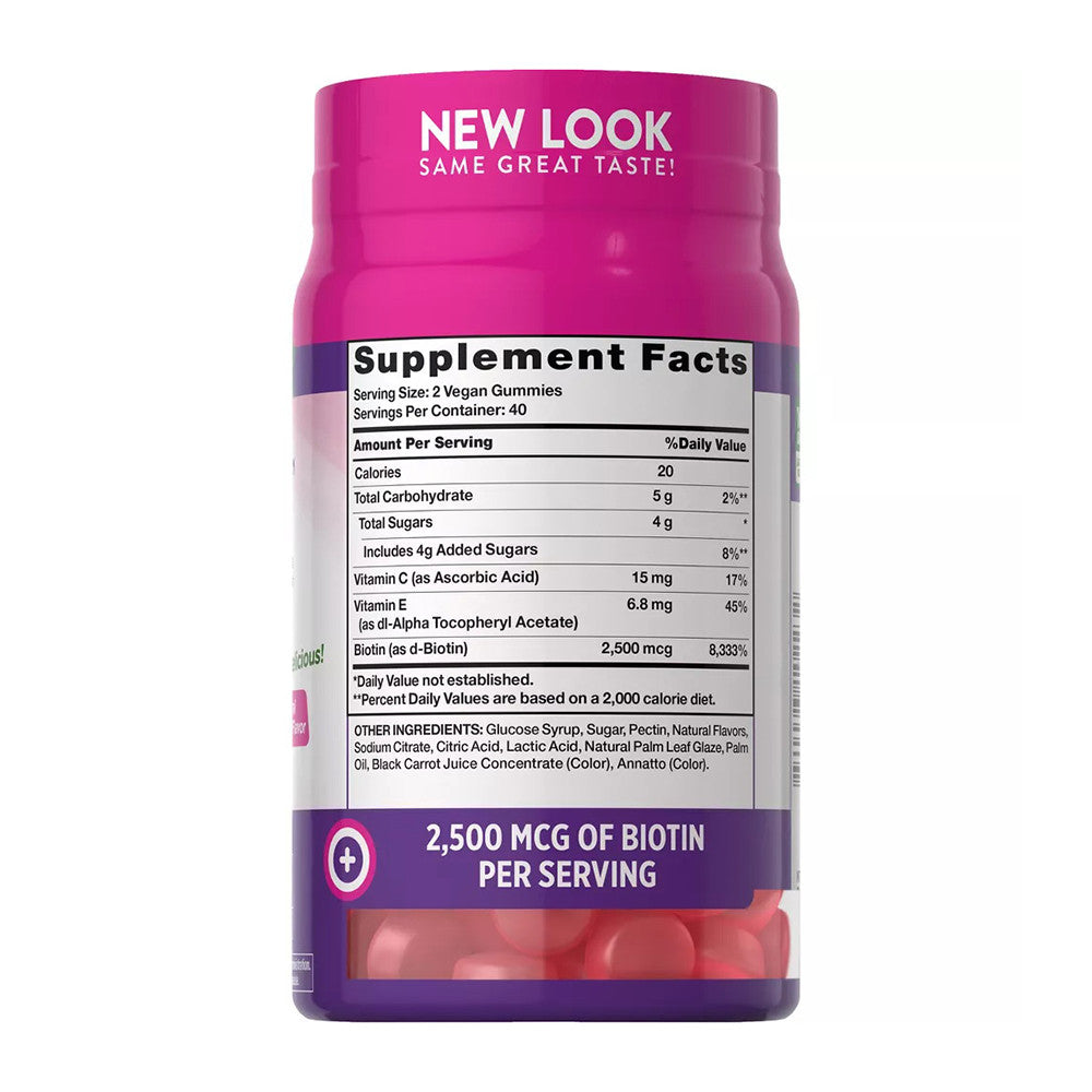 Natures Truth Hair, Skin And Nails With Biotin Vegan Gummies, 80 Ea