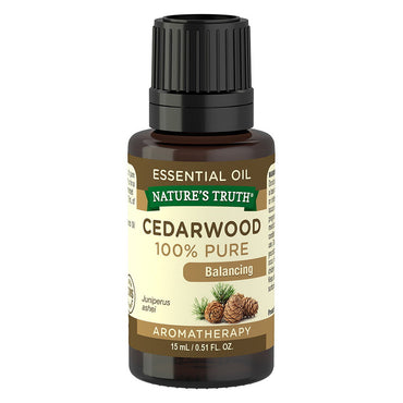Natures Truth Aromatherapy Cedarwood 100% Pure Essential Oil, 0.51 oz