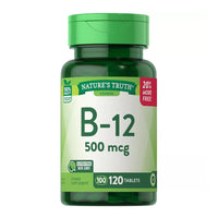 Natures Truth B 12 Vitamin 500 Mcg Tablets, 120 Ea