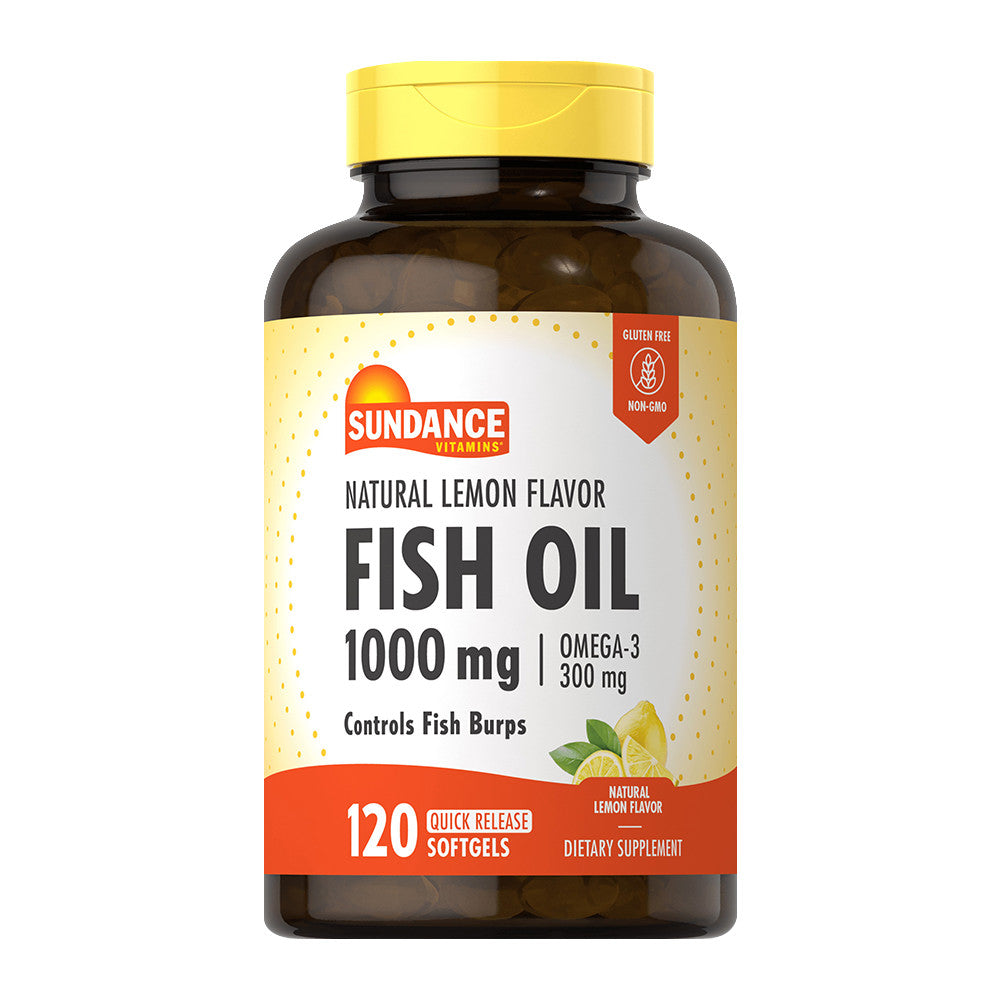 Sundance Fish Oil Quick Release 1000 Mg Softgels, 120 Ea
