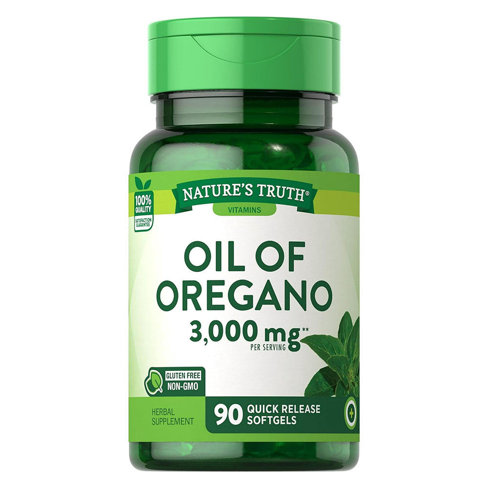 Natures Truth Vitamins Oil Of Oregano 3000 Mg Softgels, 90 Ea