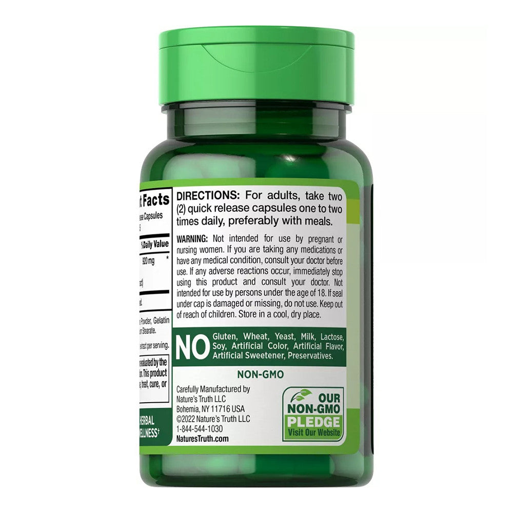 Natures Truth Ashwagandha Capsules 190 Mg, 90 Ea