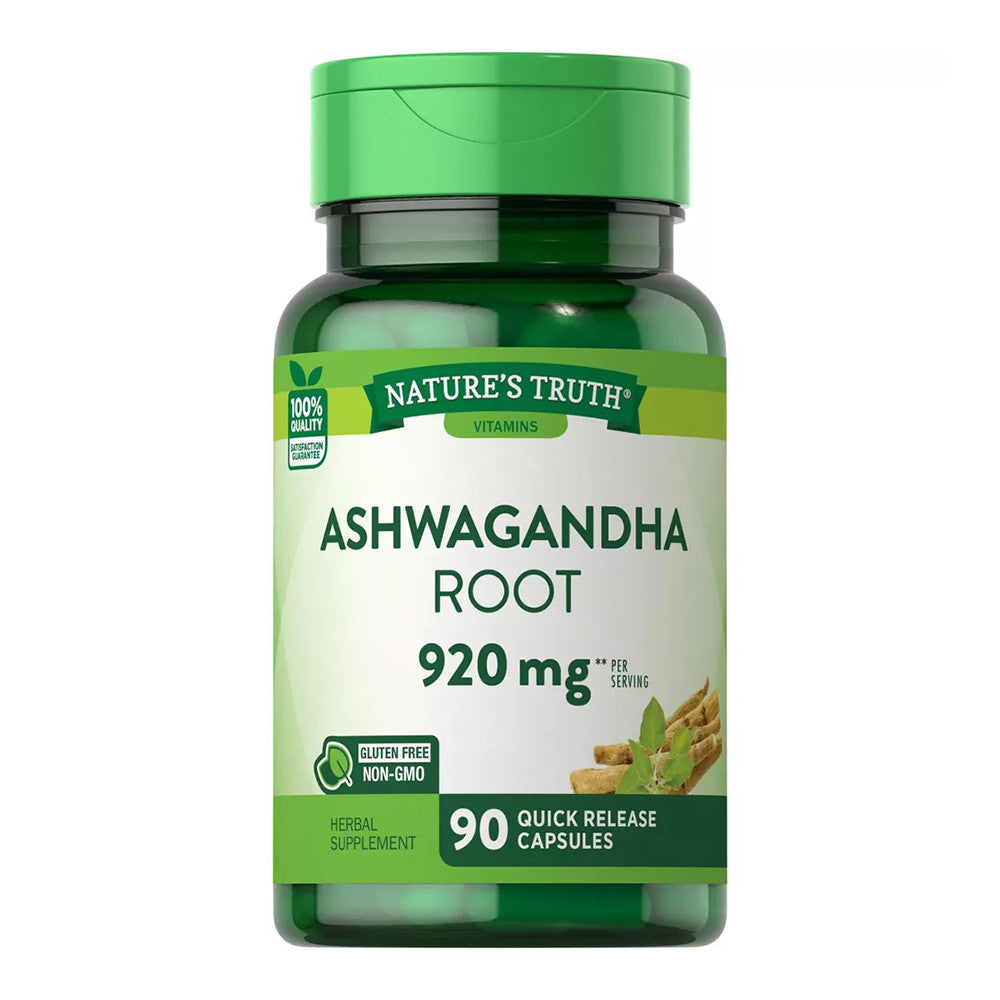 Natures Truth Ashwagandha Capsules 190 Mg, 90 Ea