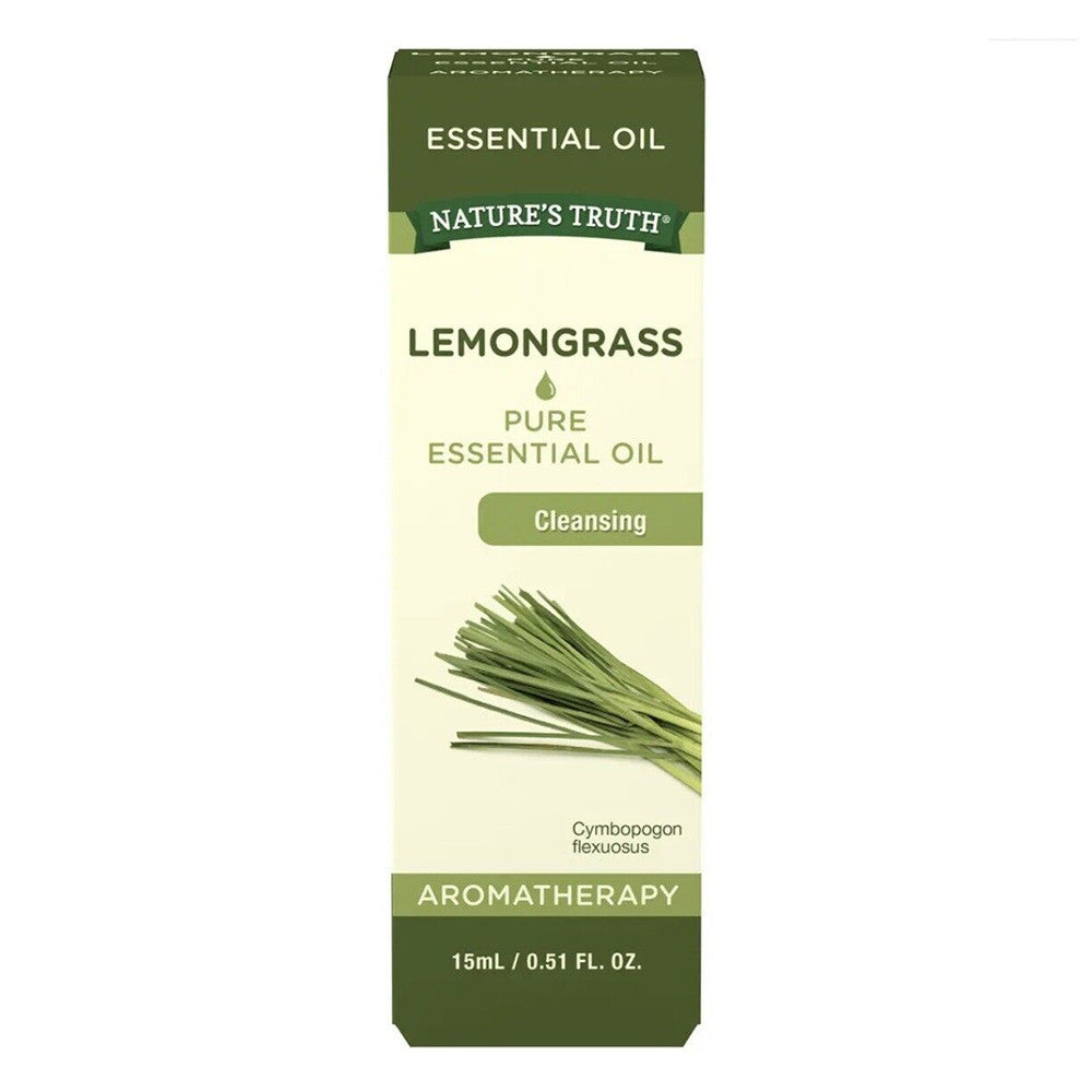 Natures Truth Cleansing Lemongrass Essential Oil, 0.51 Oz