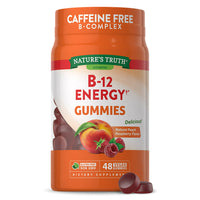 Natures Truth B-12 Vitamin Energy Vegan Gummies, Natural Peach Raspberry Flavor, 48 Ea