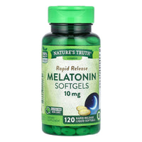 Natures Truth Melatonin 10 Mg Rapid Release Liquid Softgels, 120 Ea