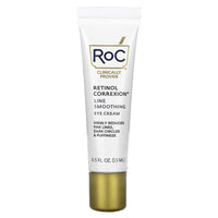 Roc Retinol Correxion Line Smoothing Eye Cream for Dark Circles and Puffy Eyes, 0.5 Oz