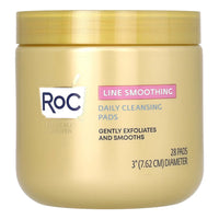 RoC Line Smoothing Daily Cleansing Pads - 28 Ea