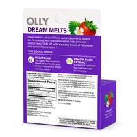 Olly Sleep Fast Dissolves 5 Mg Supplement, Strawberry Flavor, 30 Ea