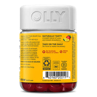 Olly Extra Strength Daily Energy Gummy with Vitamin B12 Supplement, Berry Yuzu Flavor, 60 Ea
