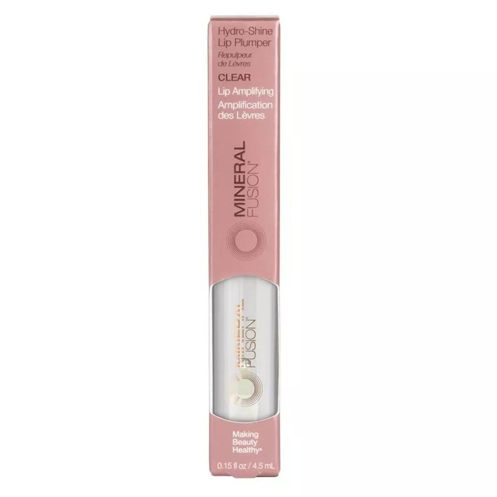 Mineral Fusion Hydro Shine Lip Gloss Plumper, Clear, 0.15 Oz