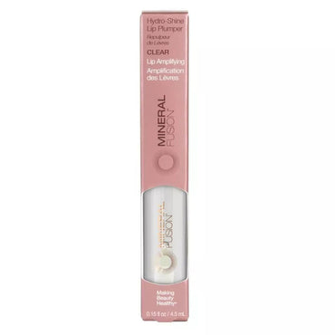 Mineral Fusion Hydro Shine Lip Gloss Plumper, Clear, 0.15 Oz