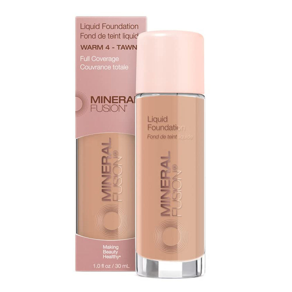 Mineral Fusion Liquid Foundation, Warm 4, 1 Oz