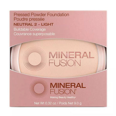 Mineral Fusion Pressed Powder Foundation, Neutral 2 Light, 0.32 Oz