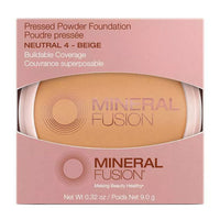 Mineral Fusion Pressed Powder Foundation, Neutral 4 Beige, 0.32 Oz