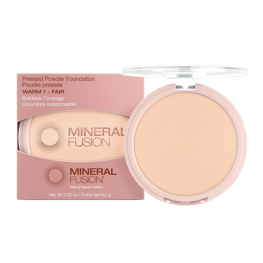 Mineral Fusion Pressed Powder Foundation Warm, 0.32 Oz