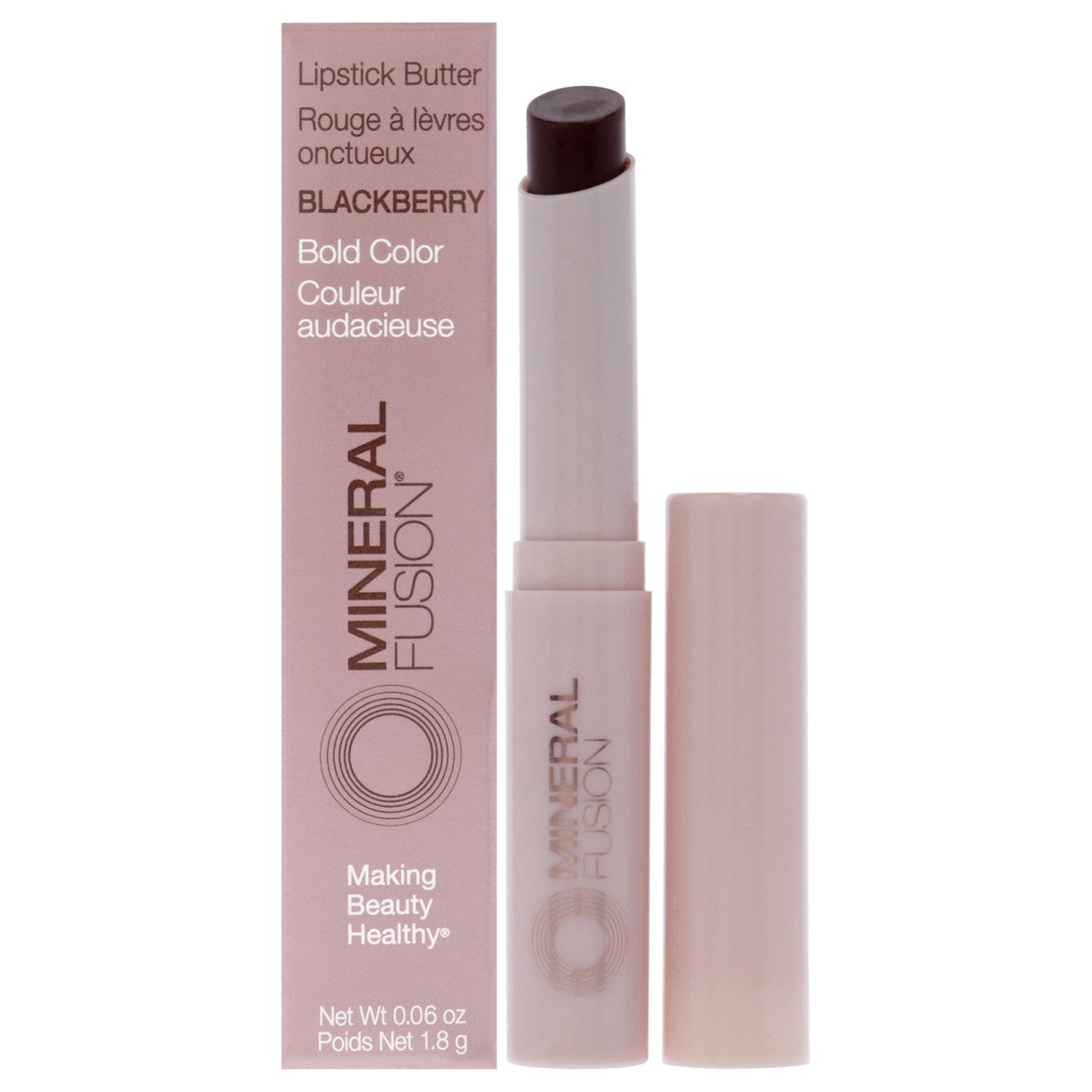 Mineral Fusion Lipstick Butter, Blackberry, 0.06 Oz