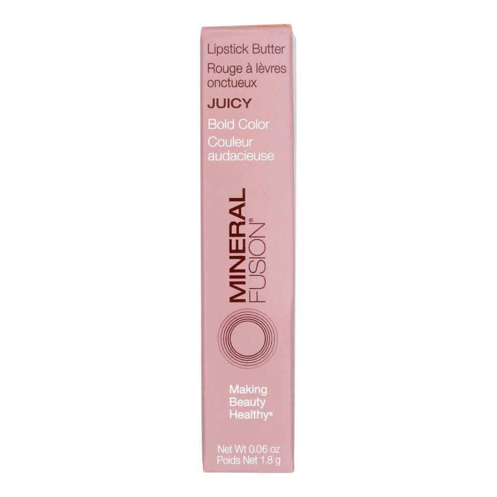 Mineral Fusion Lipstick Butter, Juicy, 0.06 Oz