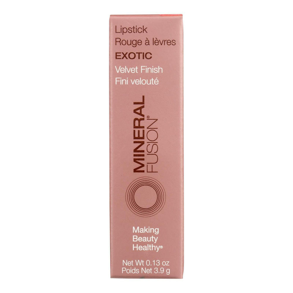 Mineral Fusion Lipstick, Exotic, 0.13 Oz