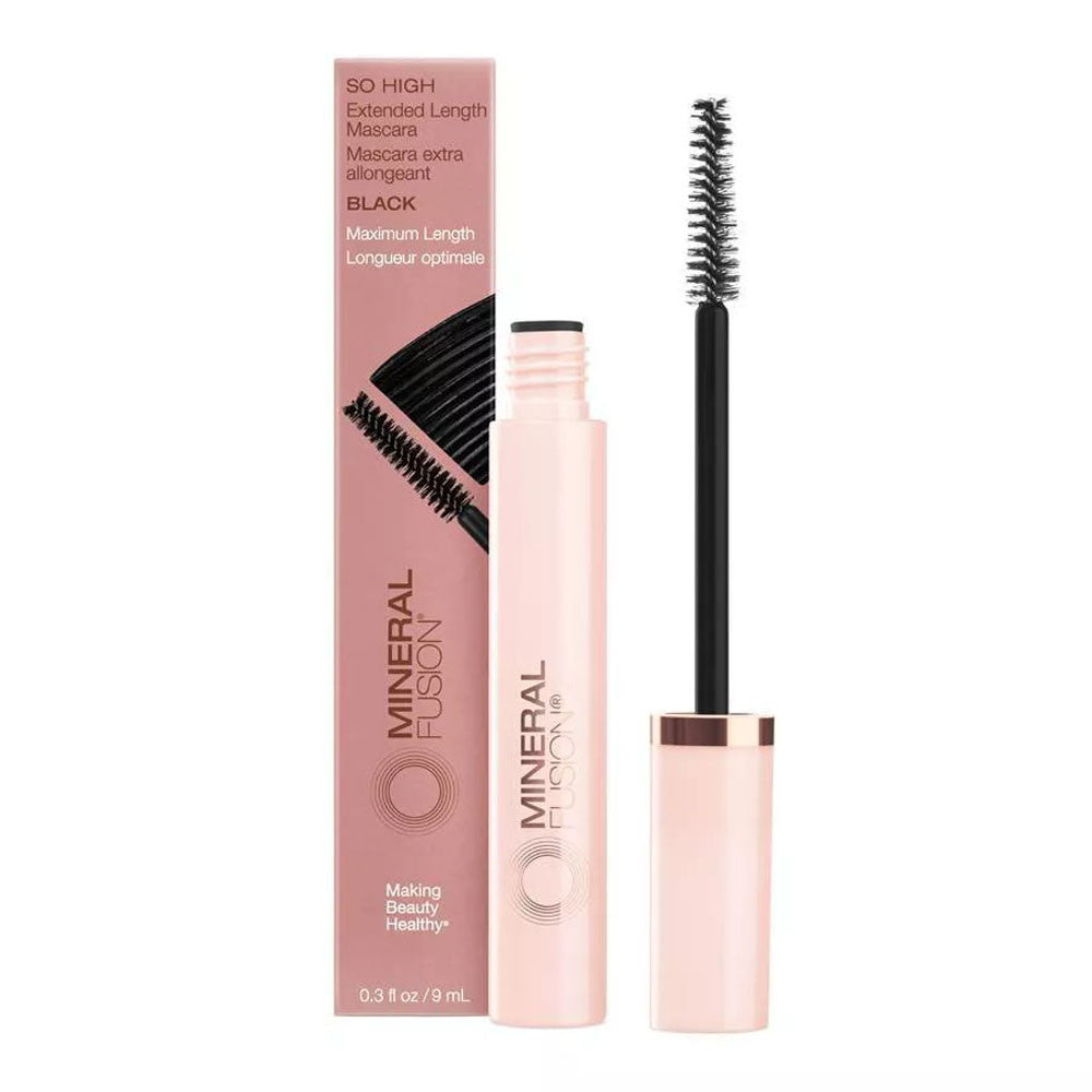 Mineral Fusion So High Extended Mascara Black, Length, 0.3 Oz