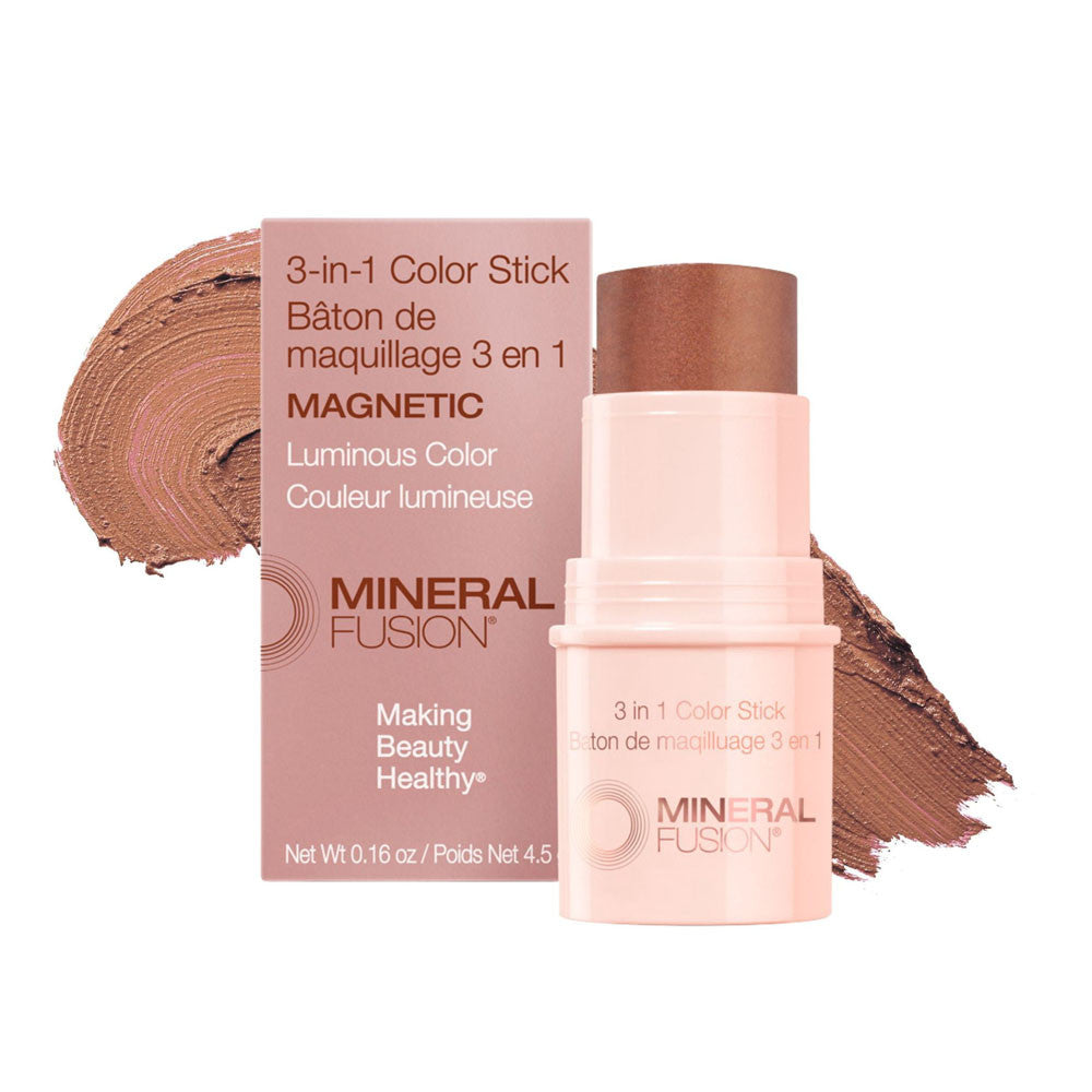 Mineral Fusion 3 In 1 Color Stick, Magnetic, 0.16 Oz