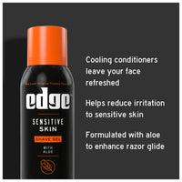 Edge Shave Gel Sensitive Skin With Aloe, 2.75 Oz