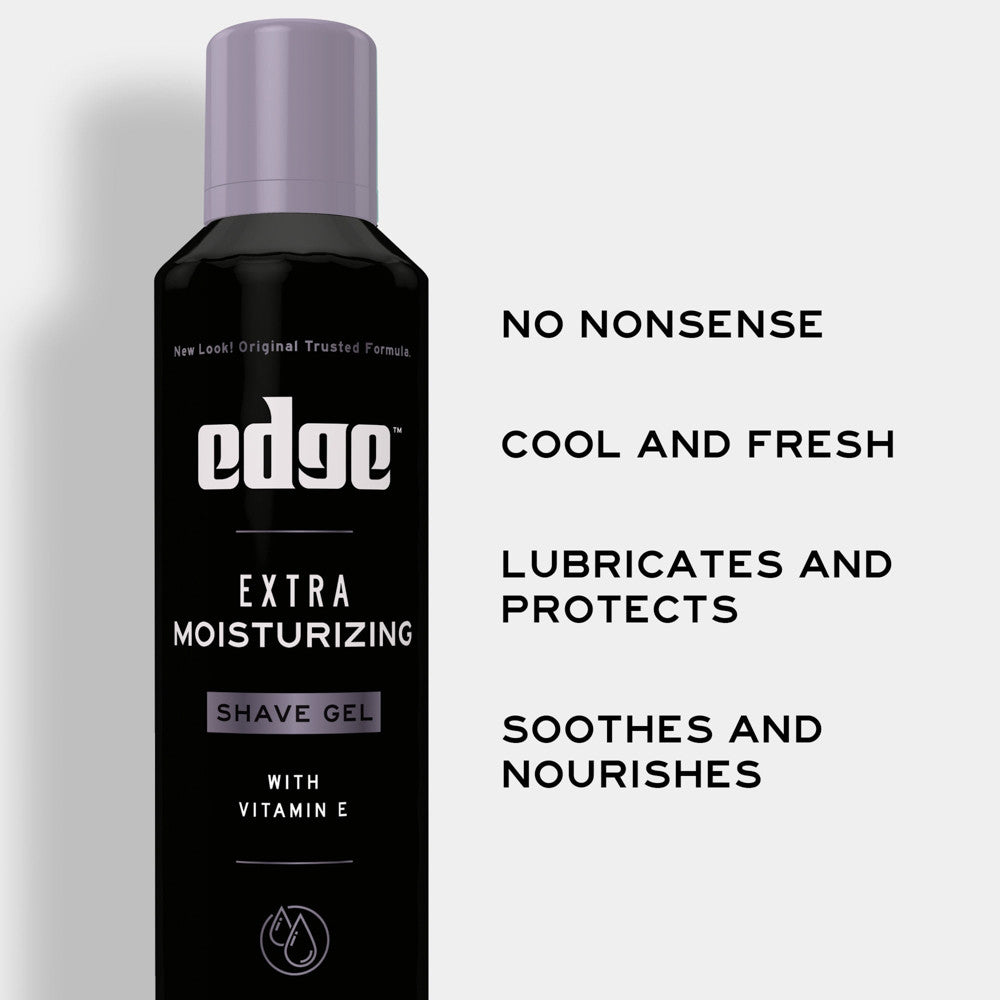 Edge Shave Gel Extra Moisturizing With Vitamin E - 7 Oz