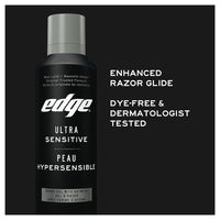 Edge Ultra Sensitive Shave Gel With Oat Meal, Fragrance Free, 7 Oz