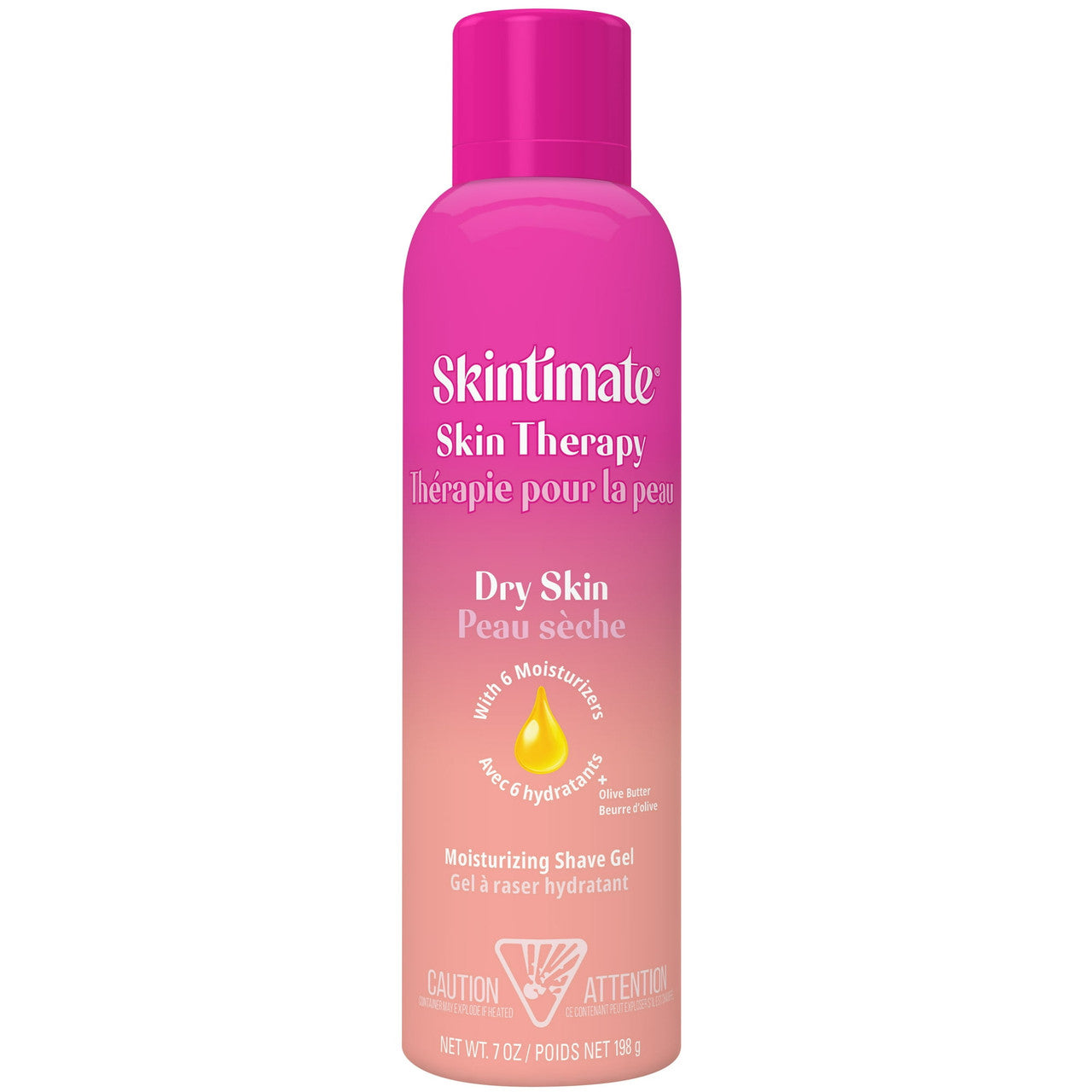 Skintimate Lotionized Dry Skin Moisturizing Shave Shaving Gel - 7 oz