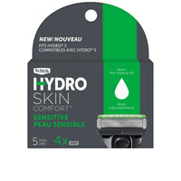 Schick Hydro 5 Blade Comfort Sensitive Refill, 4 Ea