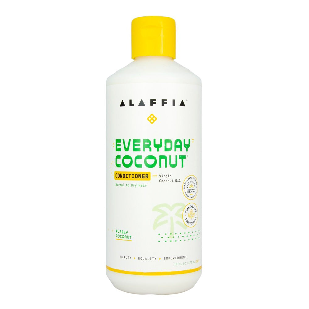 Alaffia Everyday Coconut Conditioner for Moisture Balance 16Oz (473ml)