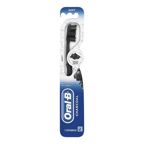 Oral B Charcoal Whitening Therapy Toothbrush, Soft, 1 Ea