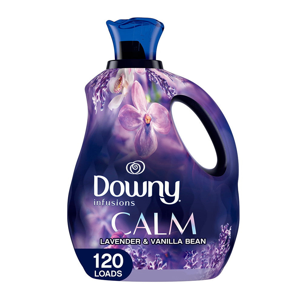 Downy Infusions Lavender & Vanilla Bean Calm Fabric Softener, 120 Loads, 81 Oz