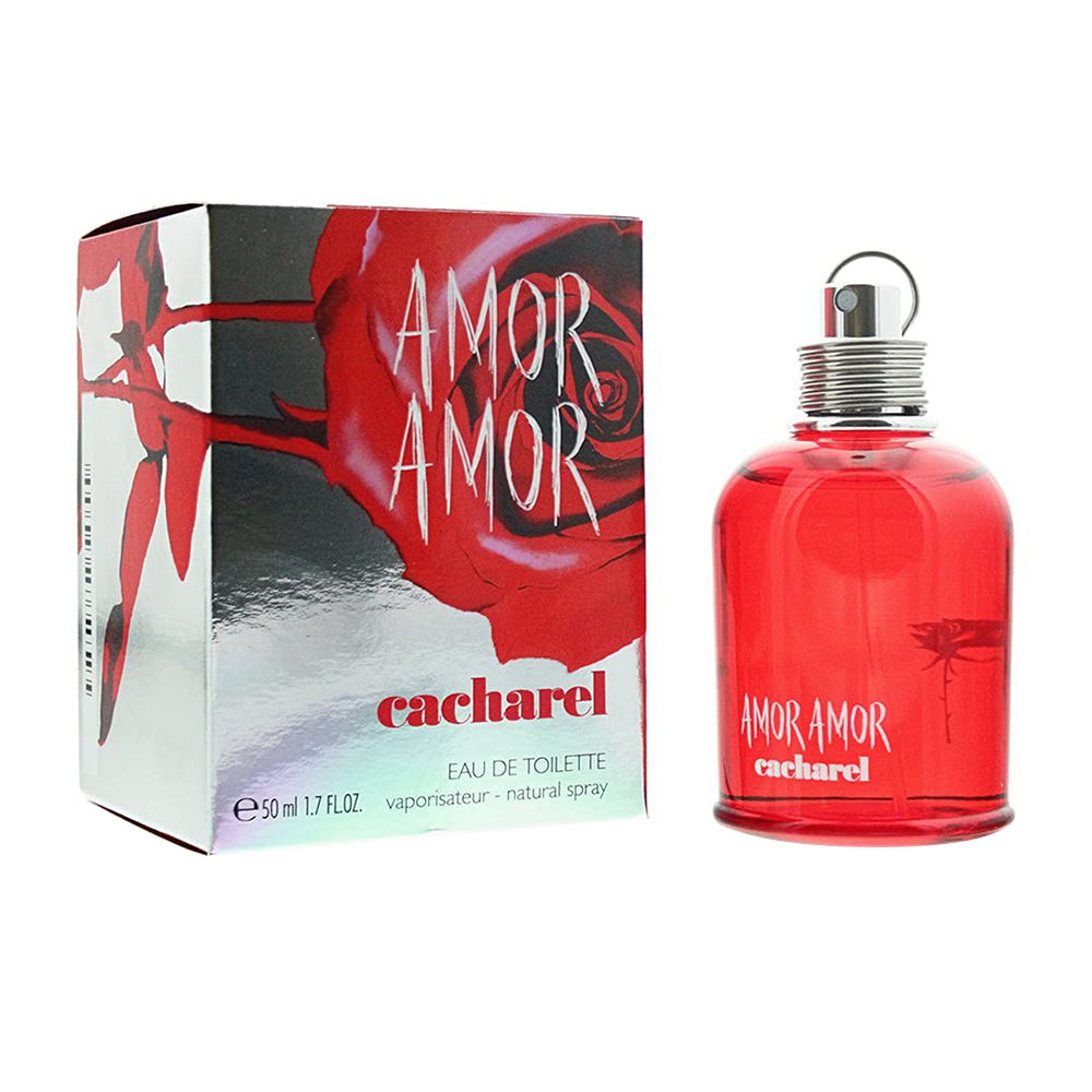 Cacharel Amor Amor Eau De Toilette Spray for Everyday Fragrance Wear 1.7Oz (50ml)