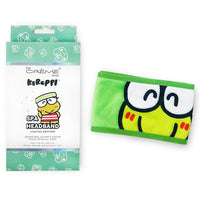 The Creme Shop Keroppi Spa Headband for Face Care and Makeup 1Ea