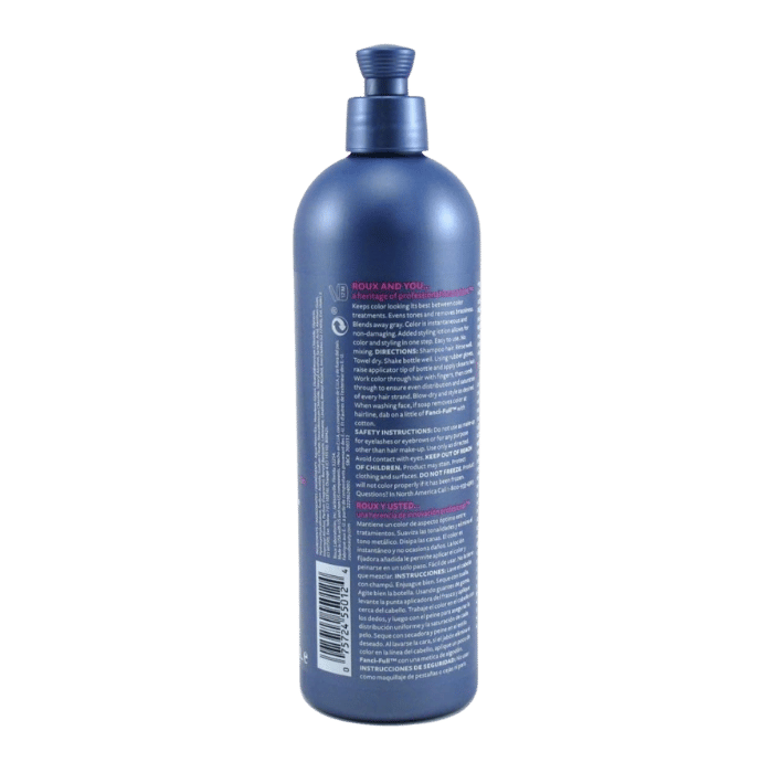 Roux Fanci Full Temporary Haircolor Rinse, 12 Black Rage, 15.2 Oz