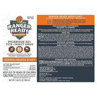 Ranger Ready Picaridin Insect Repellent Spray, Ranger Orange Scent, 3.38 Oz