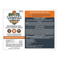 Ranger Ready Picaridin Insect Repellent Spray, Ranger Orange Scent, 5.01 Oz