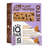 Iqbar Almond Butter Chip Bars, 12 Ea