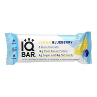 Iqbar Lemon Blueberry Bars, 12 Ea