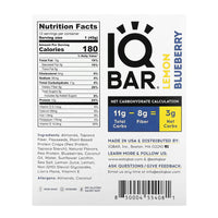 Iqbar Lemon Blueberry Bars, 12 Ea