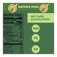 IQ Bar Matcha Chai Keto Protein Bars, 1.6 Oz, 12 Ea